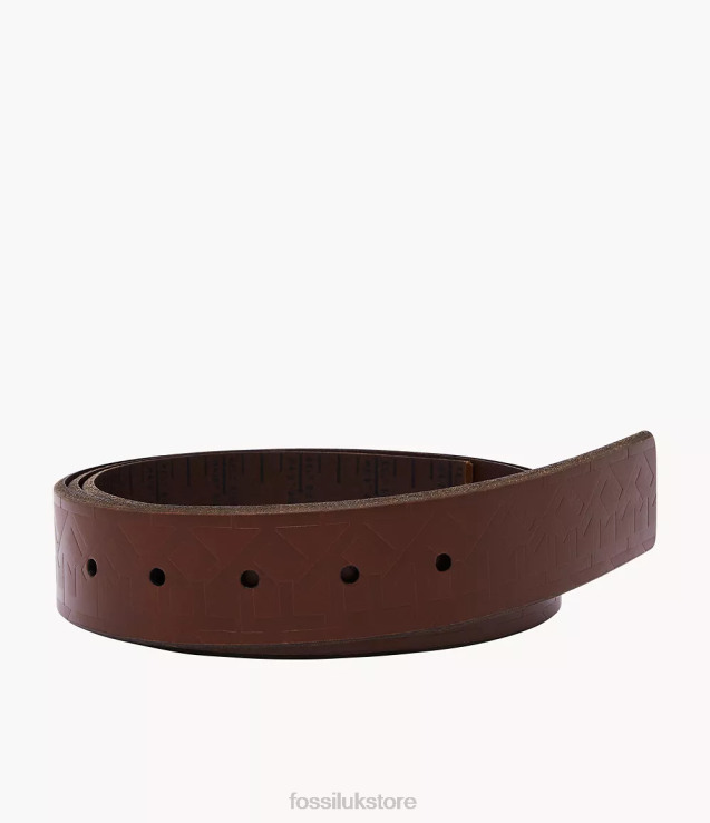 Accessory 2N02H2061 Brown Men Fossil Cut to Size Belt Strap