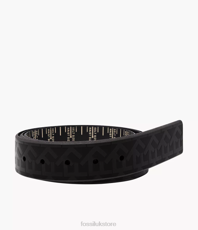 Accessory 2N02H2063 Black Men Fossil Cut to Size Belt Strap
