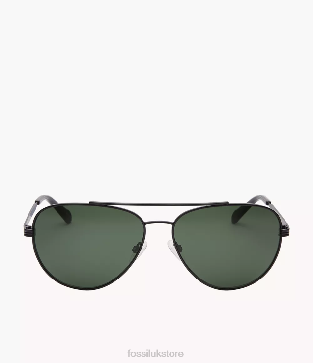 Accessory 2N02H2011 Green Men Fossil Langley Aviator Sunglasses