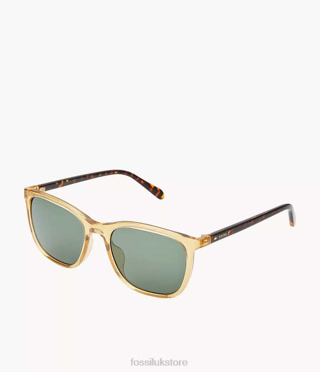Accessory 2N02H2032 Green Men Fossil Julian Rectangle Sunglasses