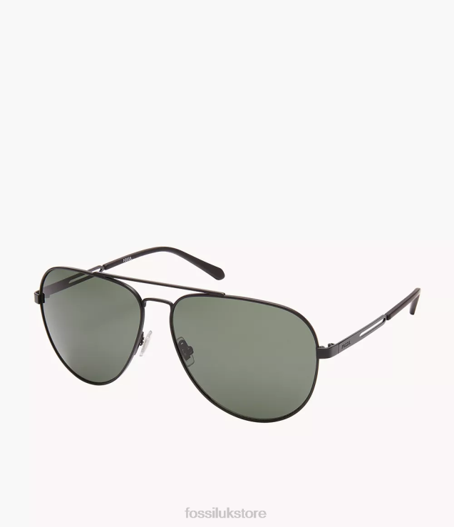 Accessory 2N02H2035 Green Men Fossil Benedict Aviator Sunglasses