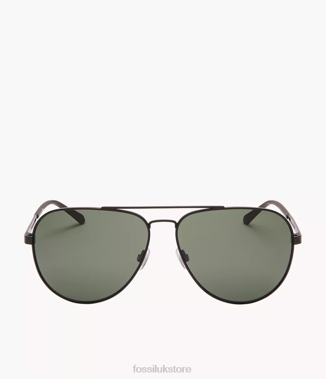Accessory 2N02H2035 Green Men Fossil Benedict Aviator Sunglasses