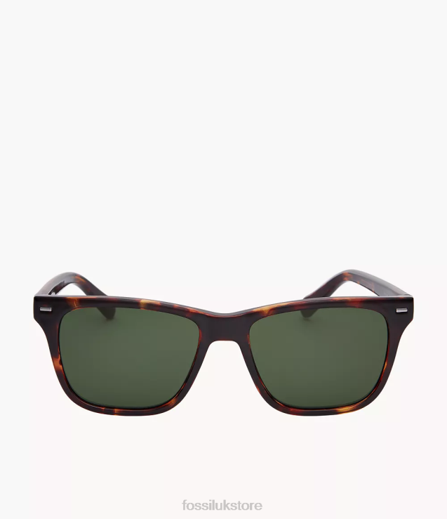 Accessory 2N02H2060 Green Men Fossil Wells Rectangle Sunglasses