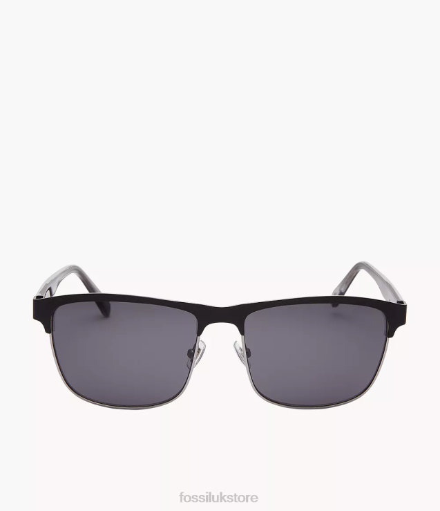 Accessory 2N02H2062 Gray Men Fossil Devin Rectangle Sunglasses