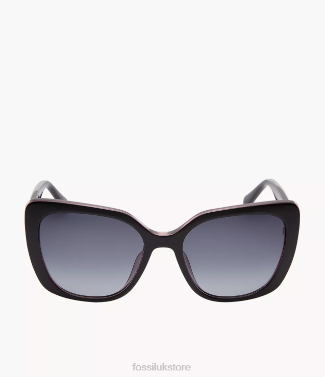 Accessory 2N02H1974 Gray Women Fossil Cate Square Sunglasses