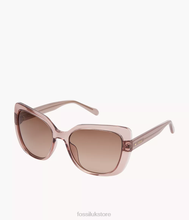 Accessory 2N02H1977 Brown Women Fossil Cate Square Sunglasses