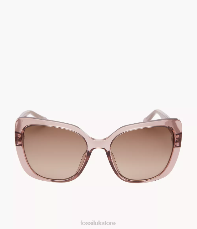 Accessory 2N02H1977 Brown Women Fossil Cate Square Sunglasses