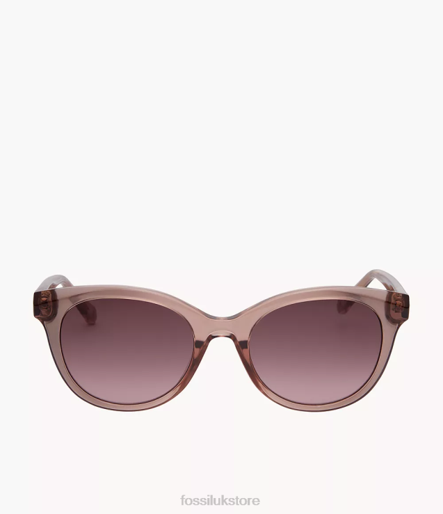 Accessory 2N02H1979 Brown Women Fossil Celina Round Sunglasses