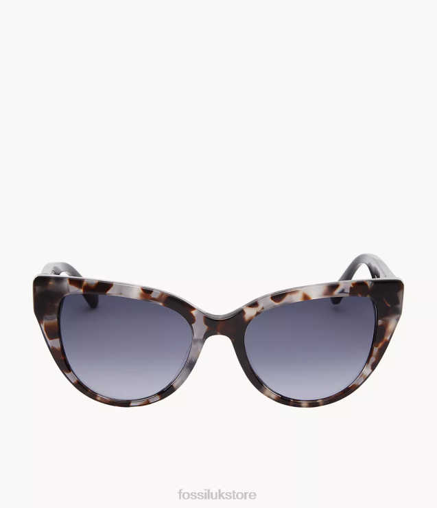 Accessory 2N02H1982 Gray Women Fossil Norah Cat Eye Sunglasses