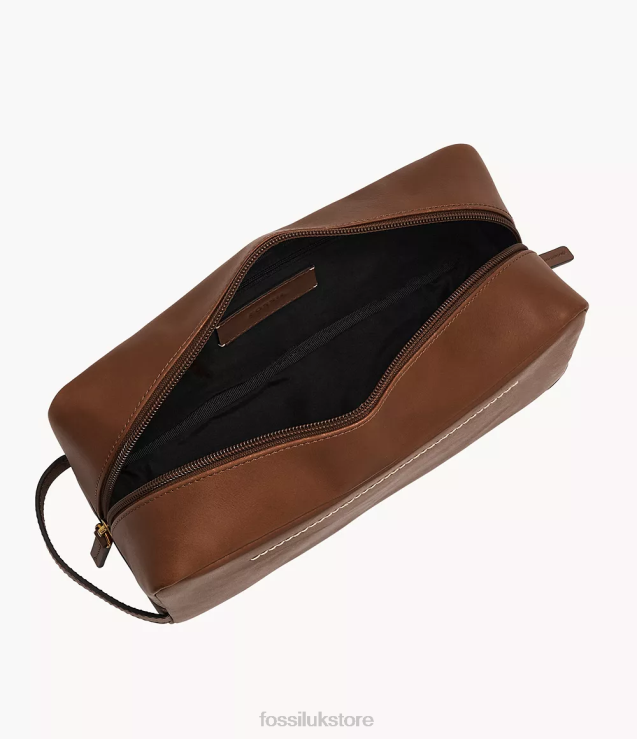 Bag 2N02H2006 Brown Men Fossil Westover Single Handle Shave Kit