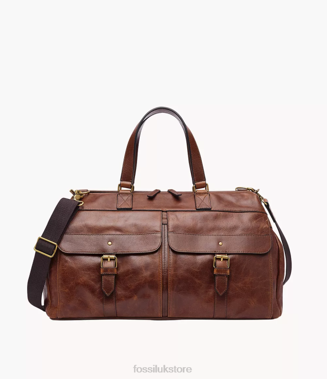 Bag 2N02H1636 Dark Brown Men Fossil Miles Duffle