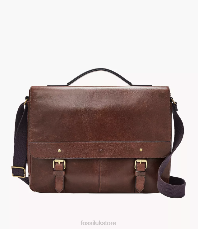 Bag 2N02H1634 Dark Brown Men Fossil Miles Messenger
