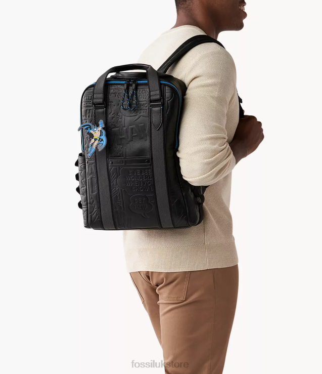 Bag 2N02H1647 Black Women Fossil Limited Edition Batman Legacy Backpack