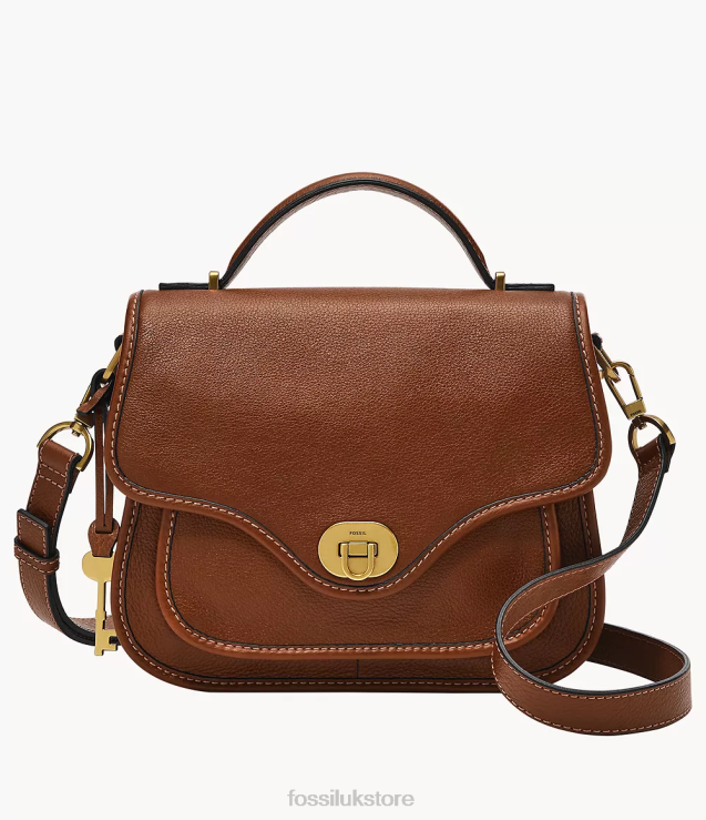 Bag 2N02H281 Brown Women Fossil Heritage Top Handle Crossbody