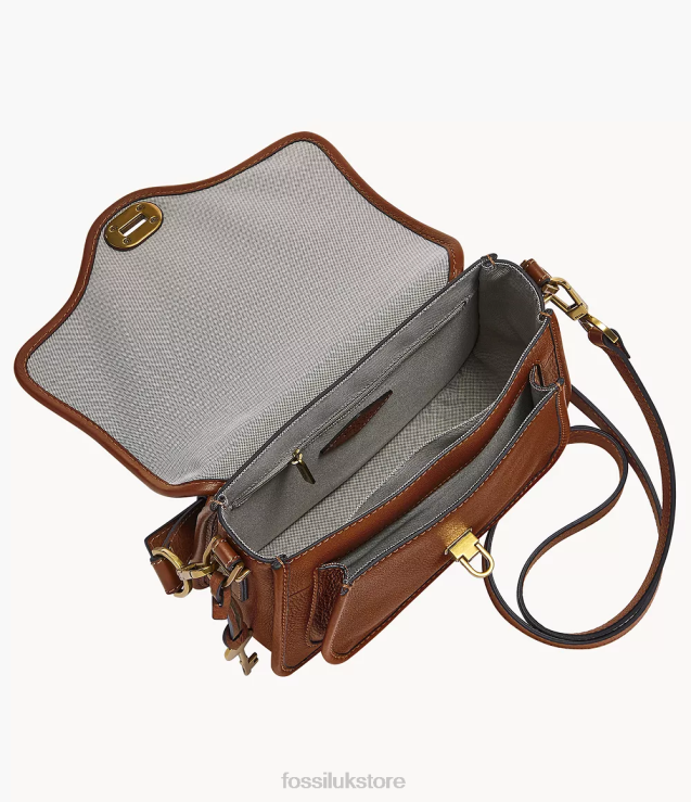 Bag 2N02H281 Brown Women Fossil Heritage Top Handle Crossbody