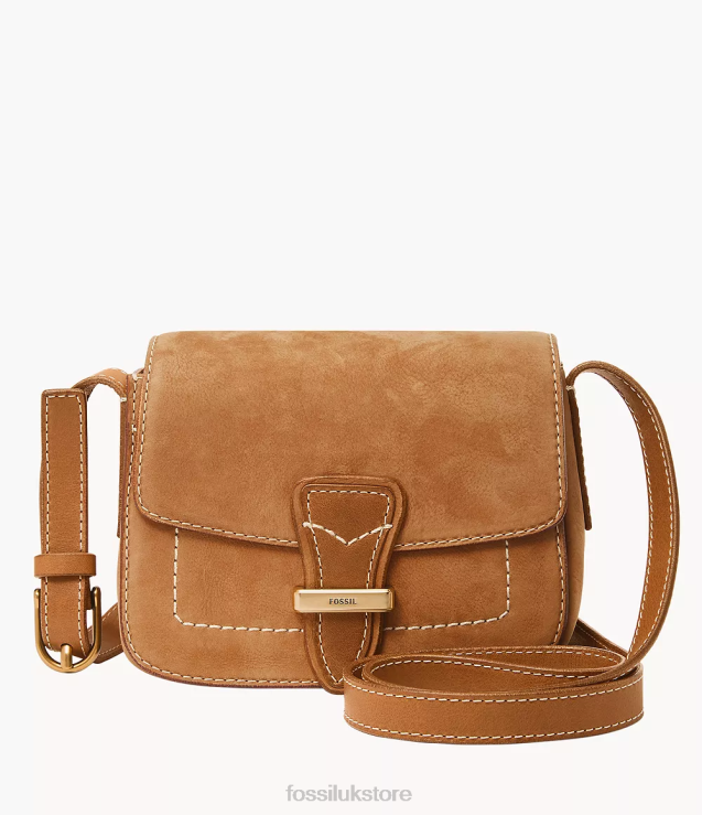 Bag 2N02H317 Tan Women Fossil Tremont Small Flap Crossbody