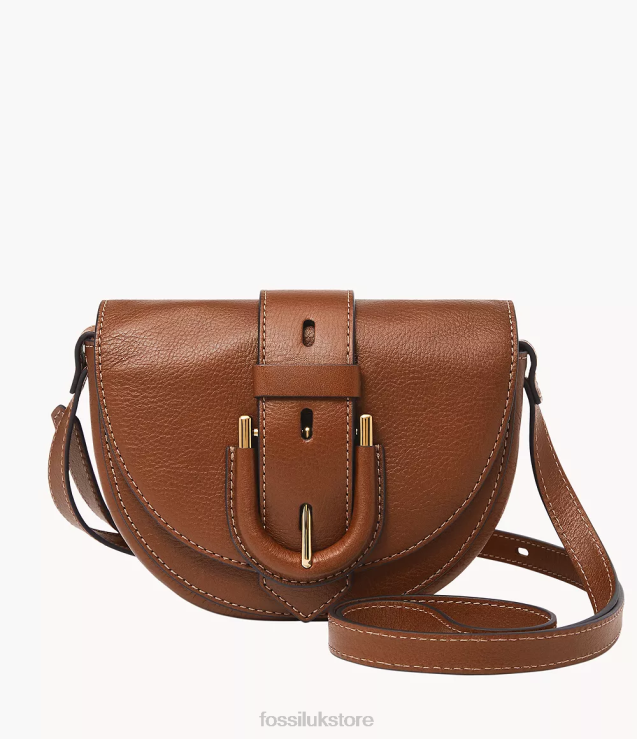 Bag 2N02H325 Brown Women Fossil Harwell Small Flap Crossbody