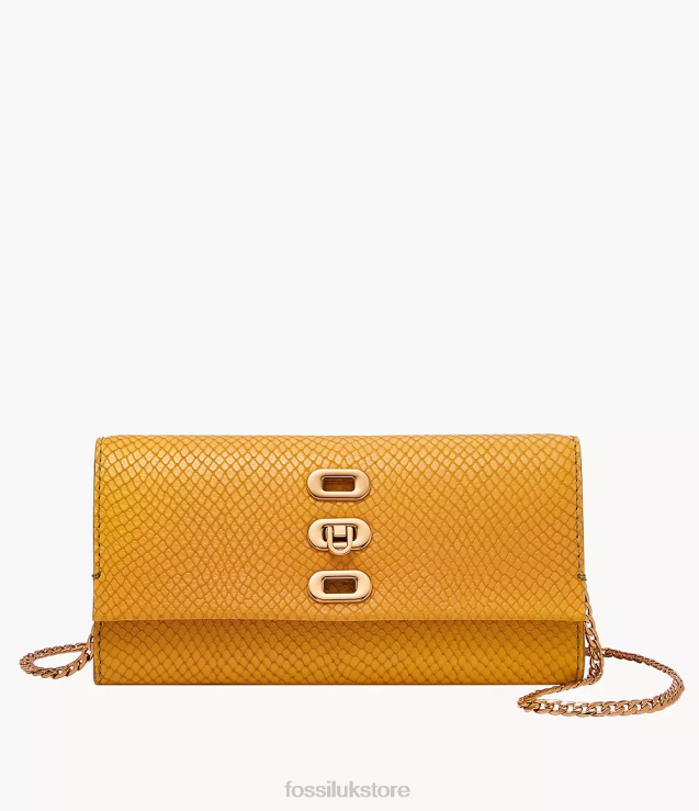 Bag 2N02H333 Yellow Women Fossil Penrose Wallet Crossbody
