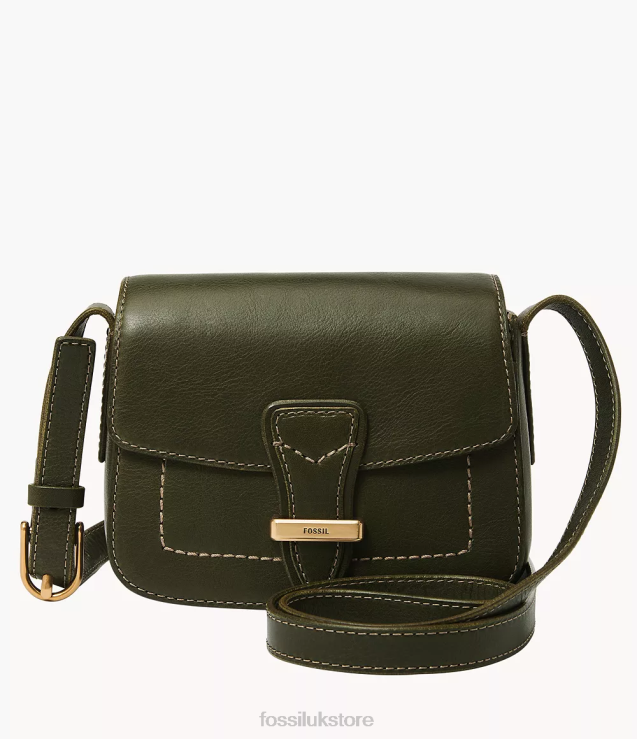 Bag 2N02H345 Olive Women Fossil Tremont Small Flap Crossbody