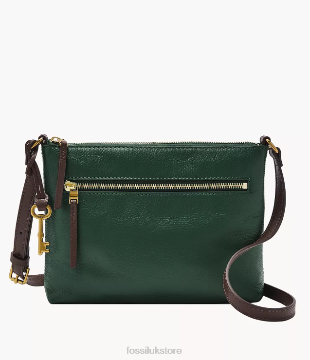 Bag 2N02H453 Green Women Fossil Fiona E/W Crossbody