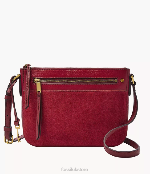Bag 2N02H473 Red Women Fossil Farrah Crossbody