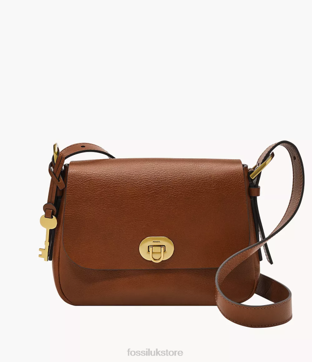 Bag 2N02H481 Brown Women Fossil Harper Small Flap Crossbody