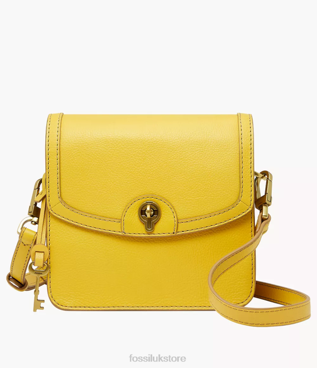 Bag 2N02H514 Yellow Women Fossil Ainsley Small Flap Crossbody