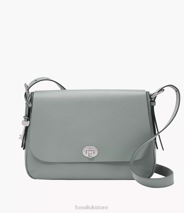 Bag 2N02H516 Blue Women Fossil Harper Large Flap Crossbody
