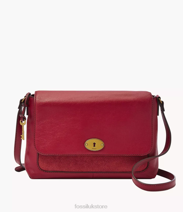 Bag 2N02H539 Red Women Fossil Gabriella Flap Crossbody