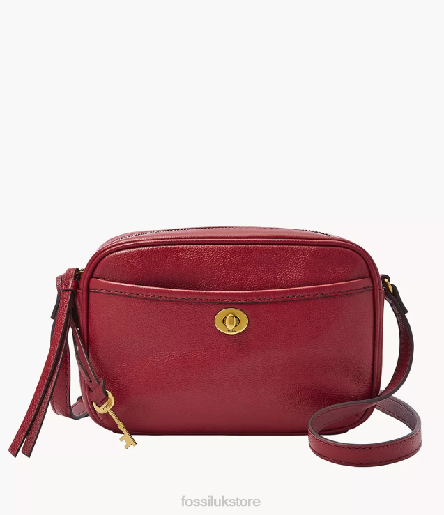 Bag 2N02H547 Red Women Fossil Brennon Camera Bag