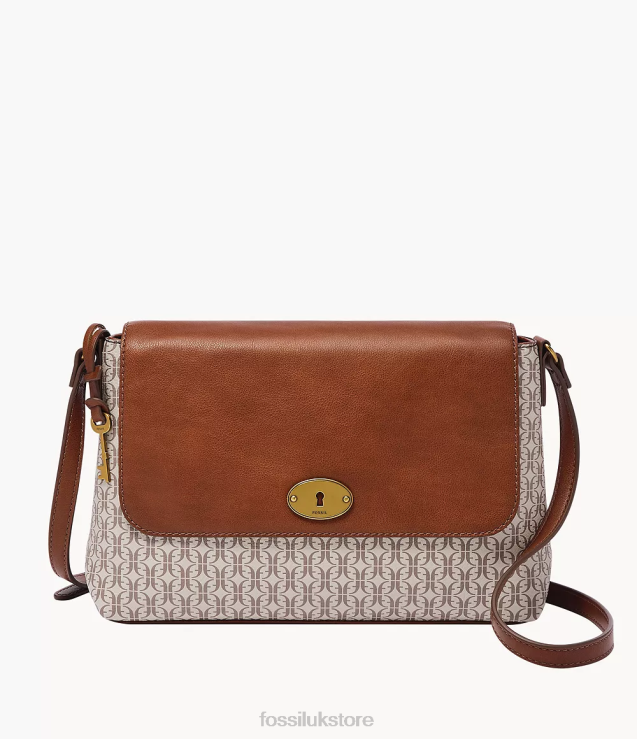 Bag 2N02H651 Khaki Women Fossil Gabriella Medium Flap Crossbody
