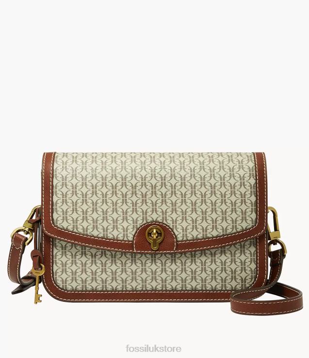 Bag 2N02H705 Light Brown Women Fossil Ainsley Flap Crossbody