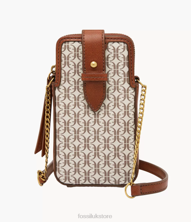 Bag 2N02H717 Light Brown Women Fossil Lainie Phone Case Crossbody