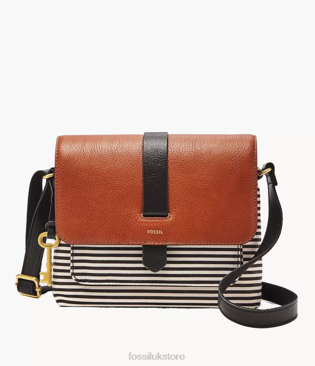Bag 2N02H722 Black Stripe Women Fossil Kinley Small Crossbody