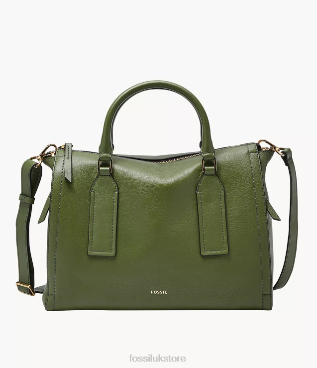 Bag 2N02H349 Green Women Fossil Parker Satchel