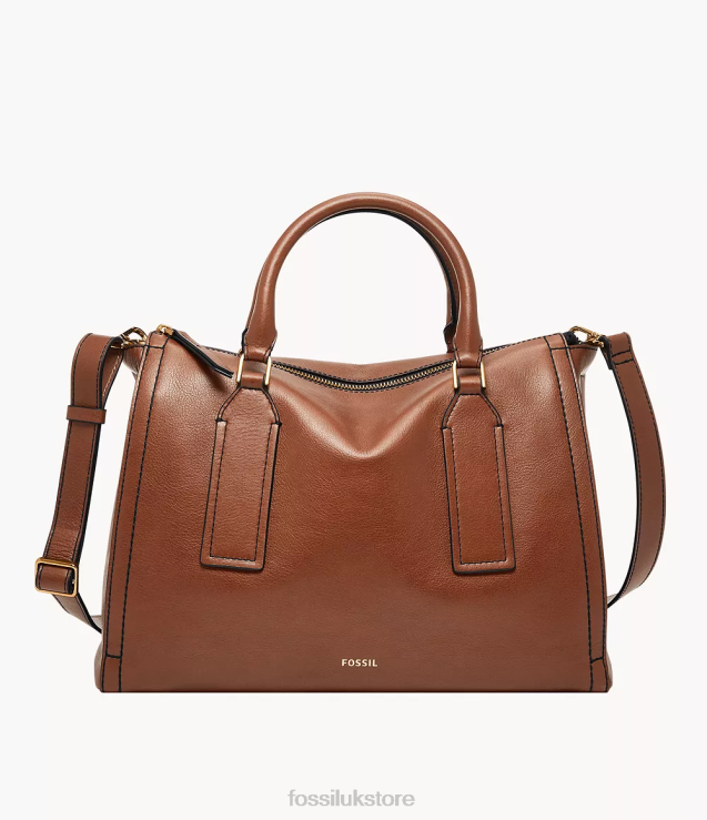 Bag 2N02H395 Brown Women Fossil Parker Satchel