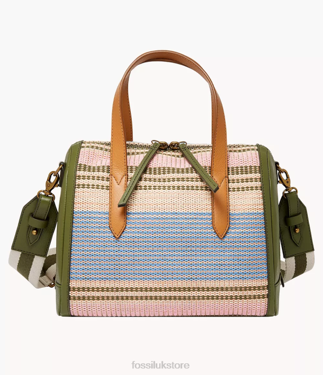 Bag 2N02H442 Stripes Women Fossil Sydney Satchel