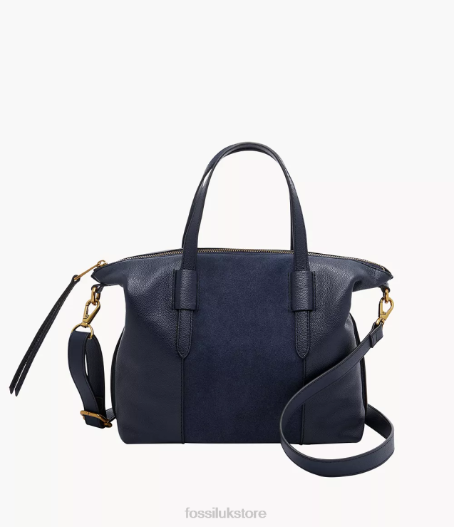 Bag 2N02H478 Navy Women Fossil Skylar Satchel