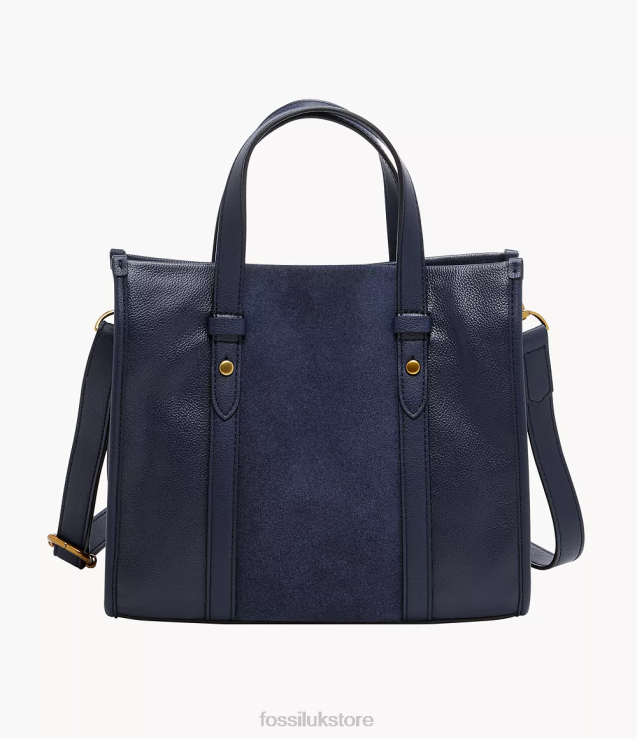 Bag 2N02H576 Navy Women Fossil Kingston Satchel