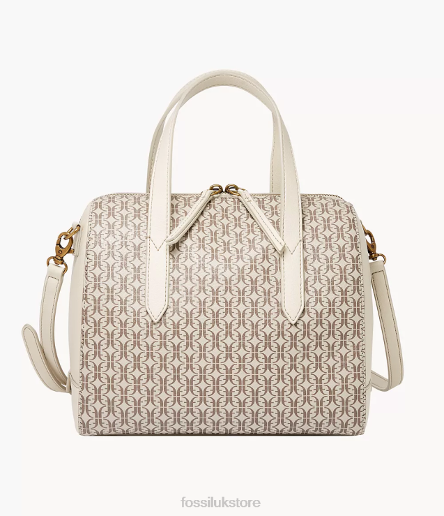 Bag 2N02H631 White Women Fossil Sydney Satchel