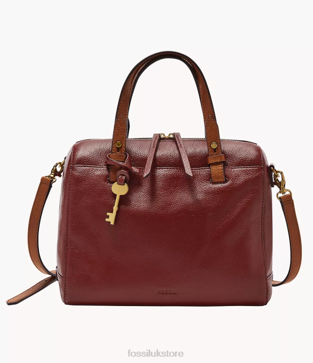 Bag 2N02H733 Red Women Fossil Rachel Satchel