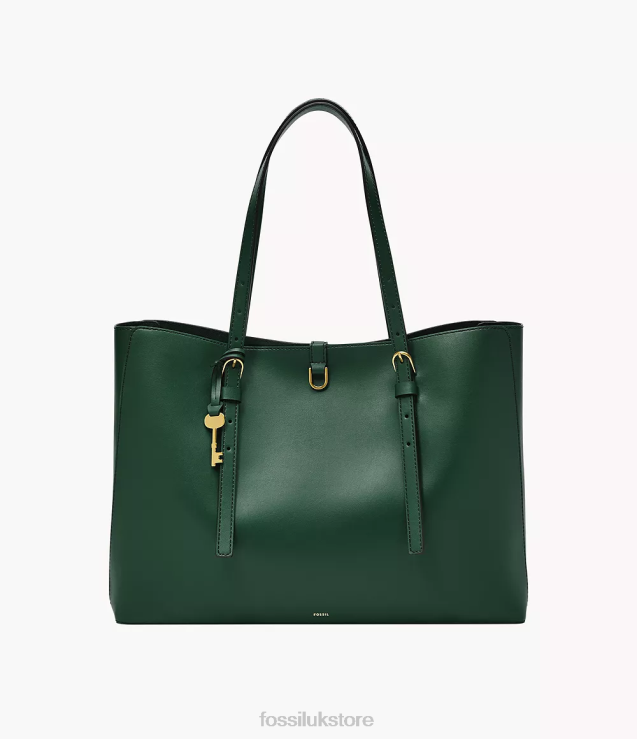 Bag 2N02H545 Pine Green Women Fossil Kier Cactus Leather Tote