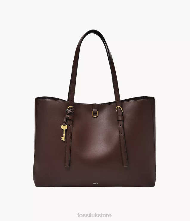 Bag 2N02H647 Brown Women Fossil Kier Cactus Leather Tote