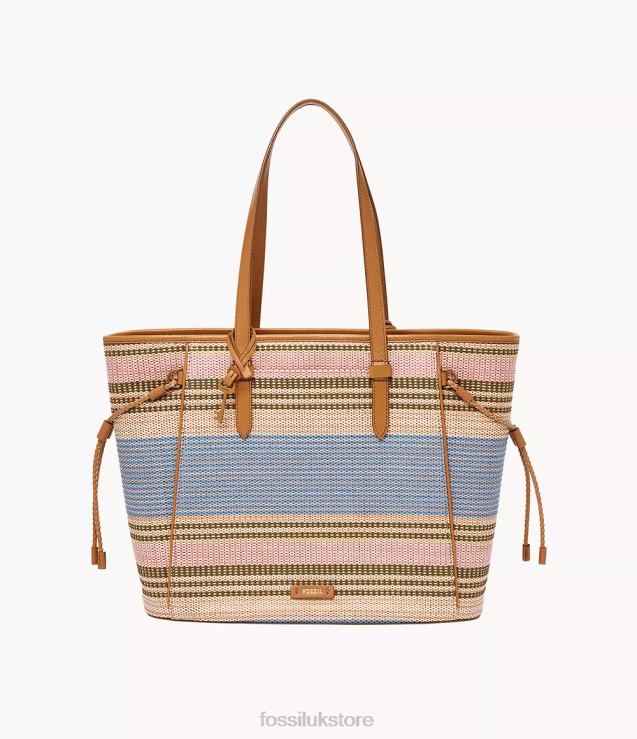 Bag 2N02H704 Stripes Women Fossil Charlie Tote