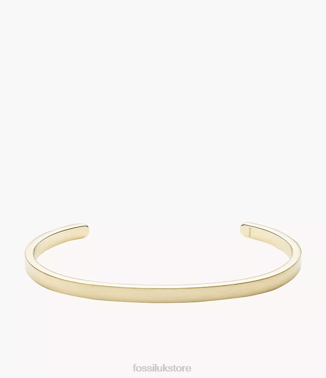 Jewelry 2N02H1881 Gold-Tone Men Fossil Modern Americana Stainless Steel Cuff Bracelet