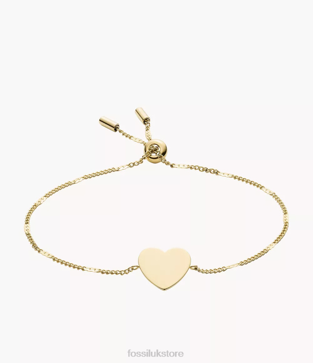 Jewelry 2N02H1006 Gold-Tone Women Fossil Drew Stainless Steel Chain Bracelet