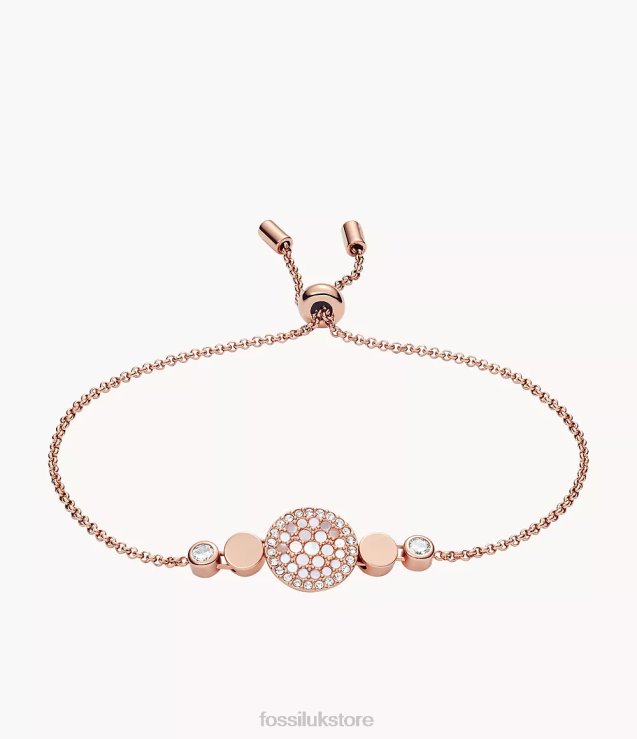 Jewelry 2N02H1017 Mother-of-Pearl Women Fossil Val Mosaic Disc Bracelet