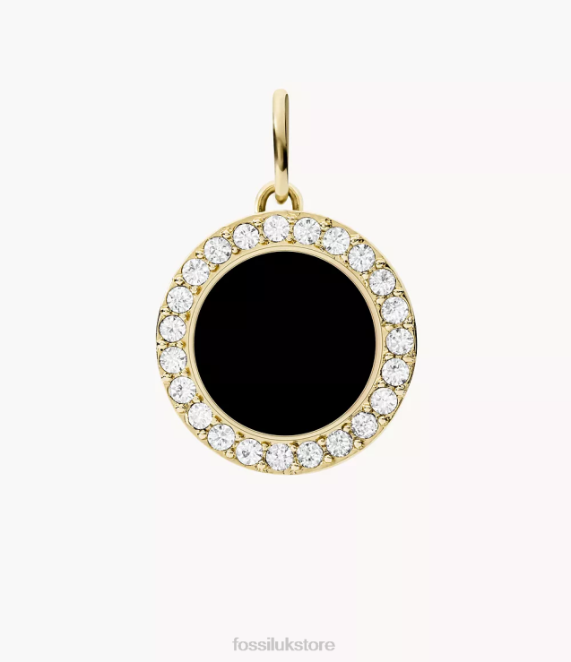 Jewelry 2N02H1277 Black Onyx Women Fossil Corra Oh So Charming Charm