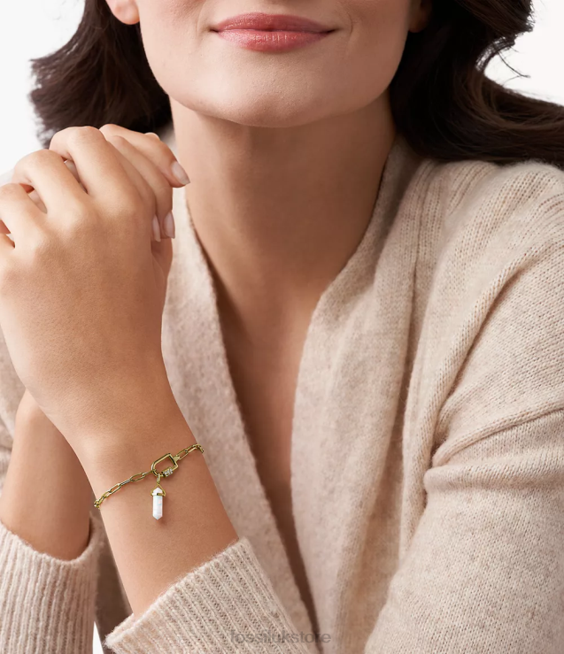 Jewelry 2N02H1321 White Opal Women Fossil Corra Oh So Charming Charm