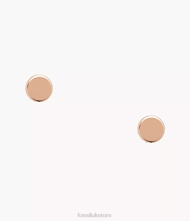 Jewelry 2N02H1054 Rose Gold-Tone Women Fossil Sadie Stainless Steel Round Stud Earring